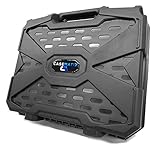 CASEMATIX FPV Drone Quadcopter Travel Case Bag With Customizable Foam - Fits Eachine Racer 250 FPV Drone W/ Props On , Batteries , Propellers , Frame Arms , Receivers and More Compact Accessories