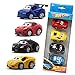 Vidatoy 4-Pack 1:64 Die Cast Pull Back Racer Cars Toy Play Set