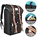 Travel Laptop Backpack, PRASACCO Outdoor Hiking Dayback Water Resistant Anti Theft 17inch Business Computer Bag, College School Backpack for Men Women, Black