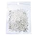 BEADNOVA Letter Charms Initial Alphabet Charms Assorted for Jewelry Making (Silver, 100pcs)