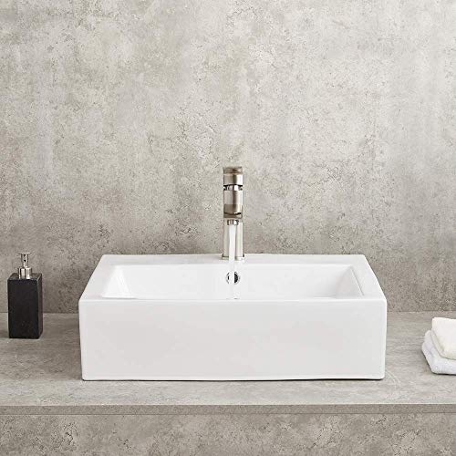 Hotis Above Counter Porcelain Ceramic Bathroom Vessel Sink,Bathroom Vessel Vanity Sink