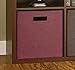 ClosetMaid Decorative Fabric Storage Bin, Cabernet