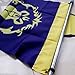 World of Warcraft Horde Alliance Badge Banner Flag Orc Emblem Poster (Blue)