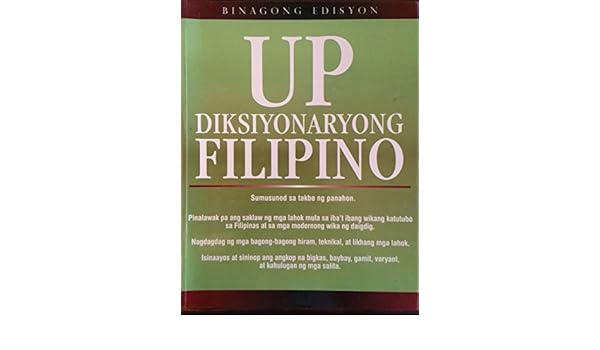 up diksiyonaryong filipino pdf up diksiyonaryong filipino pdf