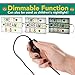 ENZZONE 380 Tiles, Woodgrain Effect Dimmable Cinema Light Box, Unique Kids Night Light, Cinematic Vintage Marquee Sign with Changeable Letters and Fun Symbols |USB Mains Power Plug Adapter