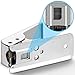 Fosmon Nano Sim Card Cutter with Nano-Micro, Nano-Standard, Micro-Standard Sim Adapters for Apple iPhone 6 / 6S / 6 Plus / 6S Plus / 5S / 5C / 5 / SE - Silver