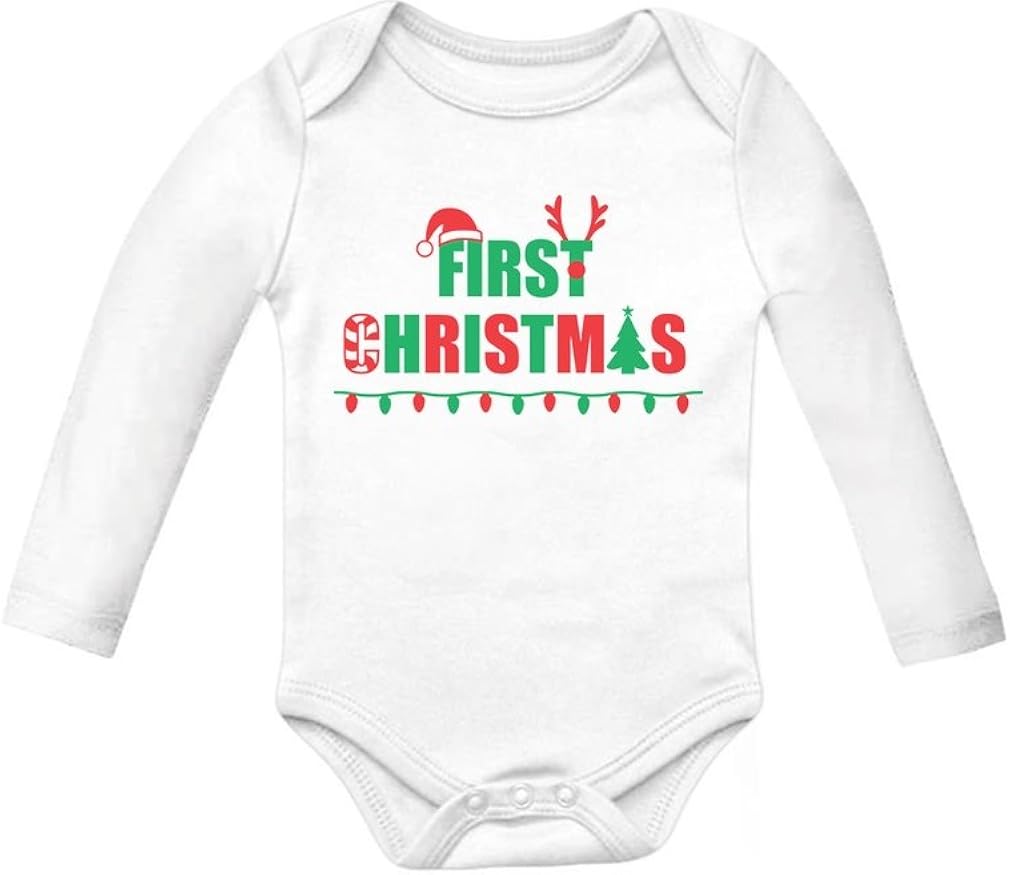baby's first christmas babygrow