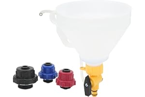 Radiator Coolant Filling Funnel Kit,Spill Proof Engine Cooling System Filling Kit with 3 Adapters Coolant Refilling Funnel Sp