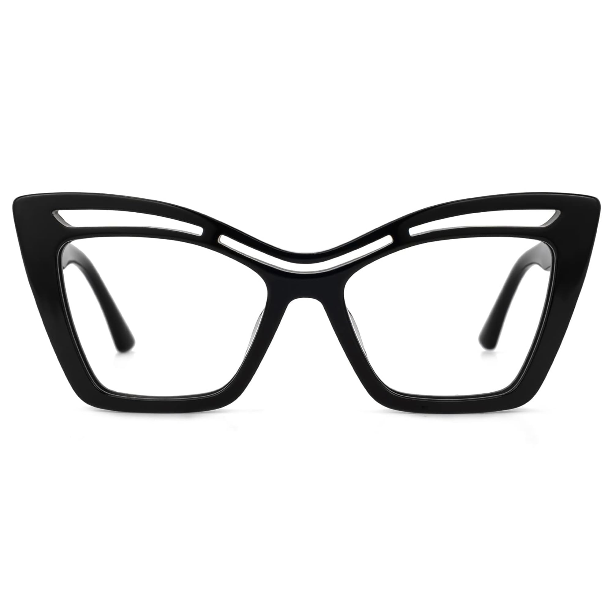 Zeelool Trendy Acetate Oversized Cat Eye Glasses
