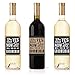 Hadley Designs 6 Will You Be My Groomsman + 1 BONUS Best Man Proposal Wine, Beer, Whiskey, Liquor Bottle Labels or Stickers Set for Groomsmen Party Favors Best Way To Ask Your Grooms Men