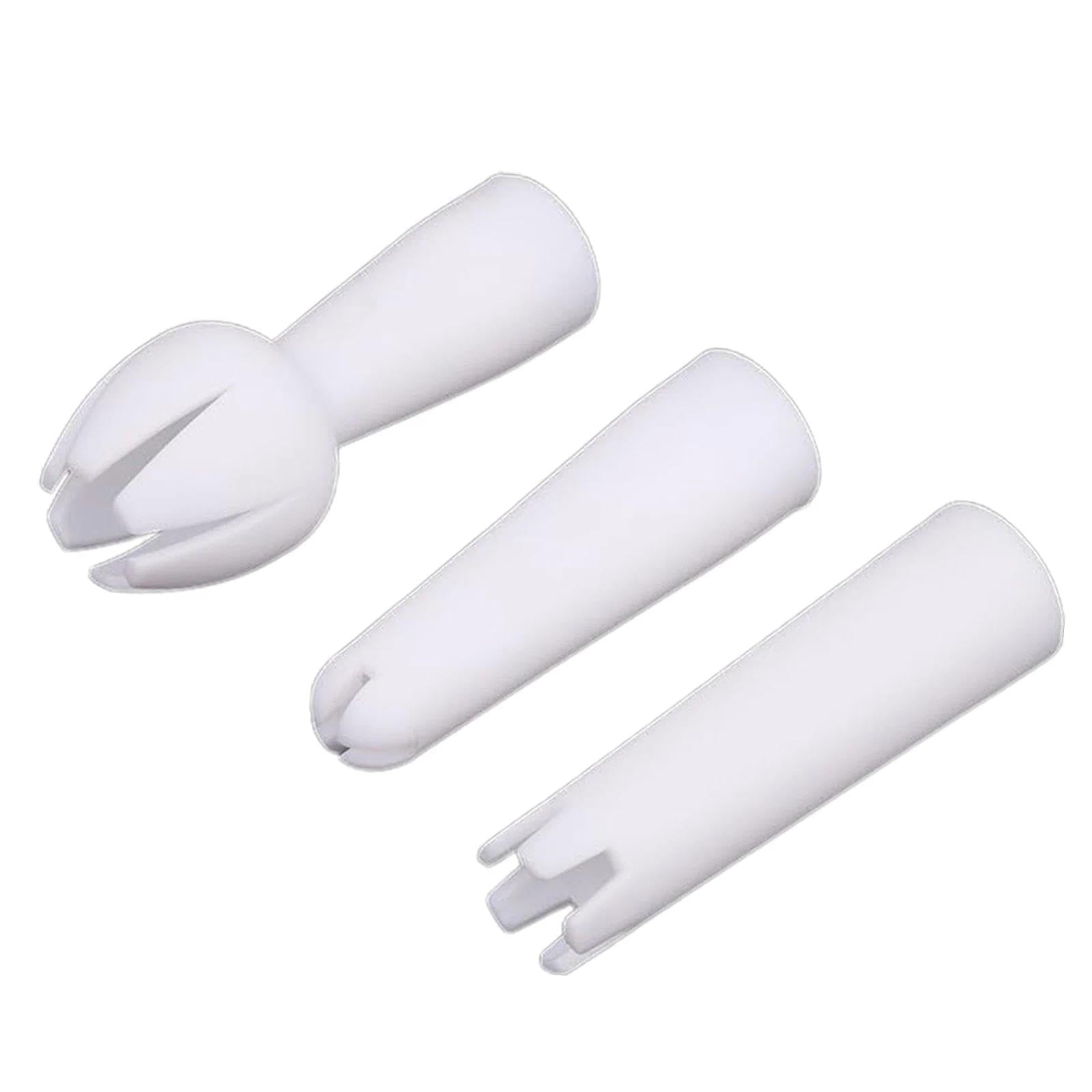 3 Pcs White Set Whip Cream Dispenser Head Whipped Nozzle Mounting Mouth Base Tips Dinning Bar Whip Cream Special Head Cream Chargers and Whippers Kitchen Utensils and Gadgets