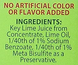 100% Authentic Key Lime Juice 16 Oz