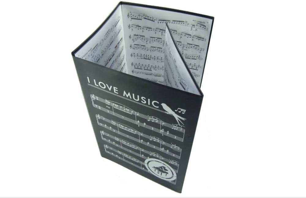 Music Themed 6 Pages Music File Display Folder Presentation Binder