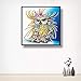 MXJ DIY Special Shape 5D Diamond Painting by Number Kits Rhinestone Round Drill Embroidery Cross Stitch Picture Art Craft for Home Wall Decor Colored Owl 12x12In