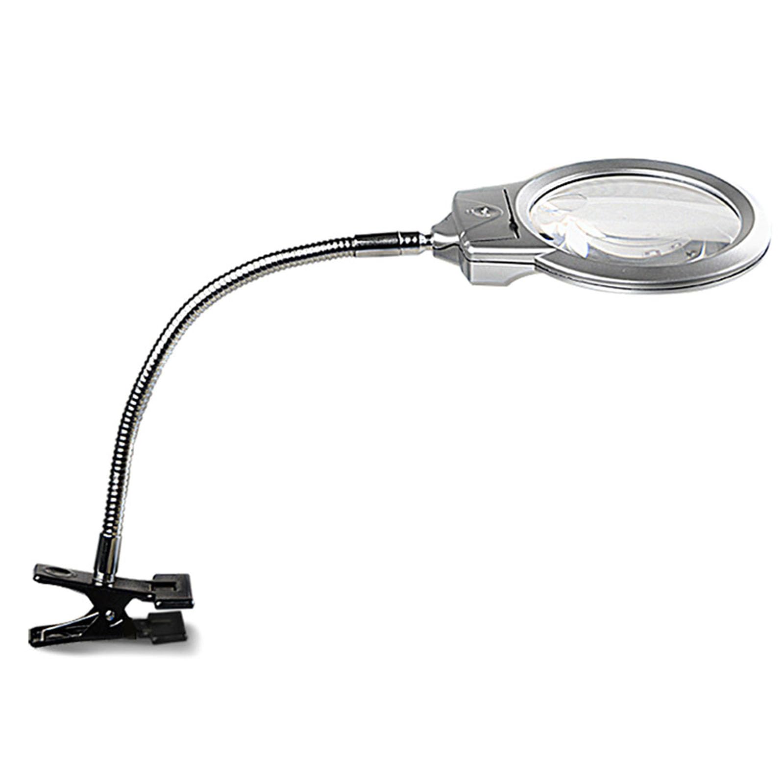 Meichoon Magnifying Lamp With Light,Clamp Magnifier,Clip-on Table Bright LED Lighted Magnifying Glasses,for Reading Diamond Painting Cross Stitch