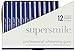 Supersmile Professional Teeth Whitening Gum - Cleans & Whitens with No Sesnsitivity - Long Lasting Sugarfree Mint Flavor - 12Pc