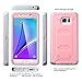 ULAK [Knox Armor] Rugged Dual Layer Hybrid Protective Case Front Cover Without Built in Screen Protector Holster for Samsung Galaxy Note 5 - Retail Packaging - Pink