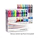 Gel Pen Set by OfficeGoods – 48 Brightly Colored Pens – Fun Premium Arts and Crafts Supplies with Fast Drying Ink + 12 Extra Glitter Pack Included!