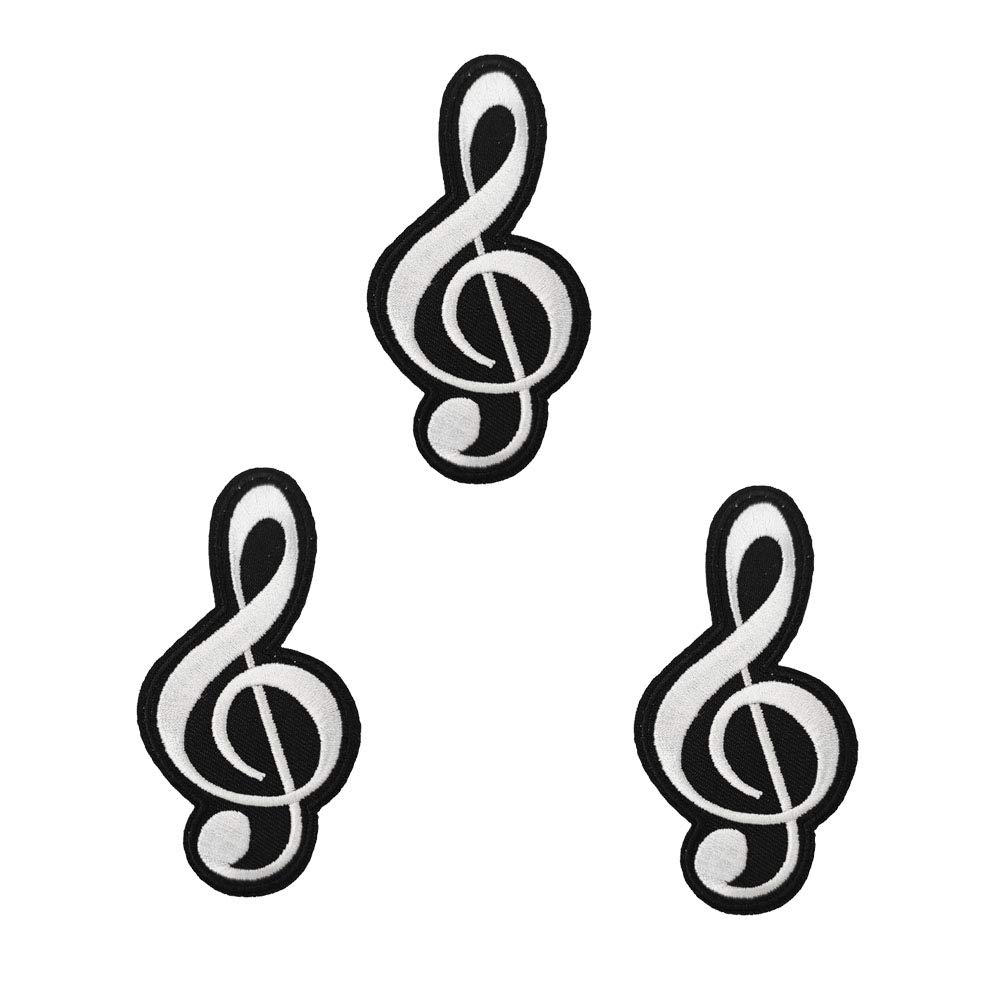 G Clef Treble Musical Note Iron-on Patch