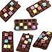 Zicome Non-stick Silicone Square Chocolate Candy Pastry Making Mold Ice Cube Tray Set of 6