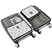 HiDay 7 Set Packing Cube System - 3 Travel Cubes + 3 Pouches + 1 Premium Shoes Bag - Perfect Travel Luggage Organizer