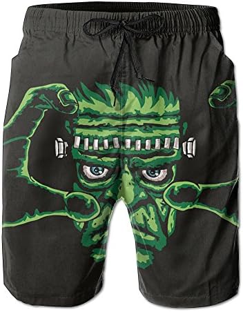 SummerMale Green Zombie Classic FitSports Board Shorts