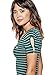 GUESS Women's Adria Short-Sleeve Striped Top