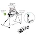 ieGeek Tablet Phone Stand for Bed Sofa Desk, Adjustable and Foldable Holder Fit for iPad iPhone Cellphone Tablet Kindle in Bedroom Kitchen Floor, Aluminum