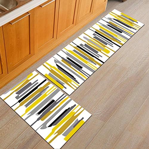 WONNA Kitchen Mat Anti-Slip Bathroom Carpet Home Entrance Hallway Doormat Wardrobe Balcony Area Rug Easy Clean Absorbent Mat