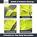 XIAKE 9 Pockets Class 2 High Visibility Reflective Safety Vest for Men Women,Meets ANSI/ISEA Standard(Yellow,Small)