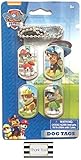 Nickelodeons PAW Patrol Dog Tag Necklace with 1 Chain and 4 Interchangeable Tags