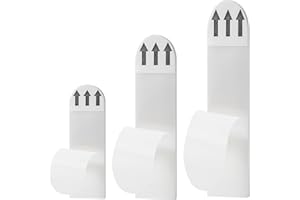 AITOLY Picture Hanging Strips, Heavy Duty Double Sided Wall Mount Adhesive Strips, Easy to Apply and Remove, Residue Free(S(1.77IN*0.58IN)-10pc)