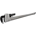 DURATECH 36-inch Heavy Duty Aluminum Straight Pipe Wrench, Adjustable Plumbing Wrench, Drop Forged, Exceed GGG standard