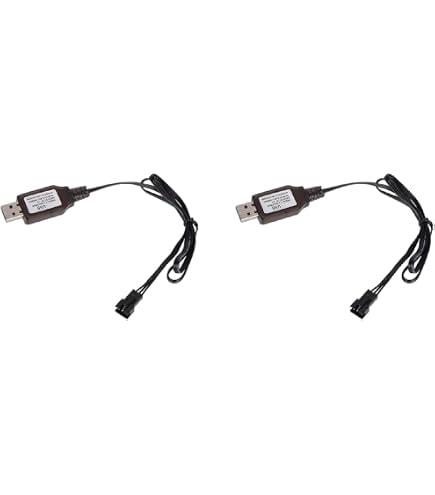 Chargeur USB YIBOZI Pour Batteries Li-ion 6.4V/7.4V - Compatible RC Avion Et Voiture