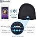 Bluetooth Beanie Hat , HoFire HD Stereo Bluetooth 4.1 Wireless Smart Beanie Headset Musical Knit Headphone Speaker Hat Speakerphone Cap,Built-in Mic (Black)