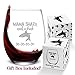 Baby Mama Shark Etched Wine Glass - Stemless Novelty Wine Glass for Women with Sayings - Funny Shark Gifts & Cup Accessories for Mom Mother Friends