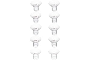 JIMOWANG 10PCS Flange Inserts 13/15/17/19/21mm,Compatible with Momcozy S12 Pro/M5/S9 Pro Hands-Free Breast Pump,Use for Medela/Spectra/Elvie/Willow/TSRETE/kmaier 24mm Shields/Flanges,Reduce 24mm to Other Size