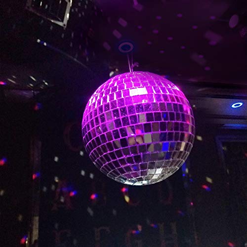 Youdao 6" Mirror Disco Ball Great for a Party or Dj Light Effect Mini Disco Ball