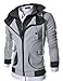 TheLees Men's Slim Fit Hood Cotton Jacket