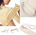 Bassion Exfoliating Loofah Back Scrubber Shower Strap for Men and Women, 100% Natural Luffa