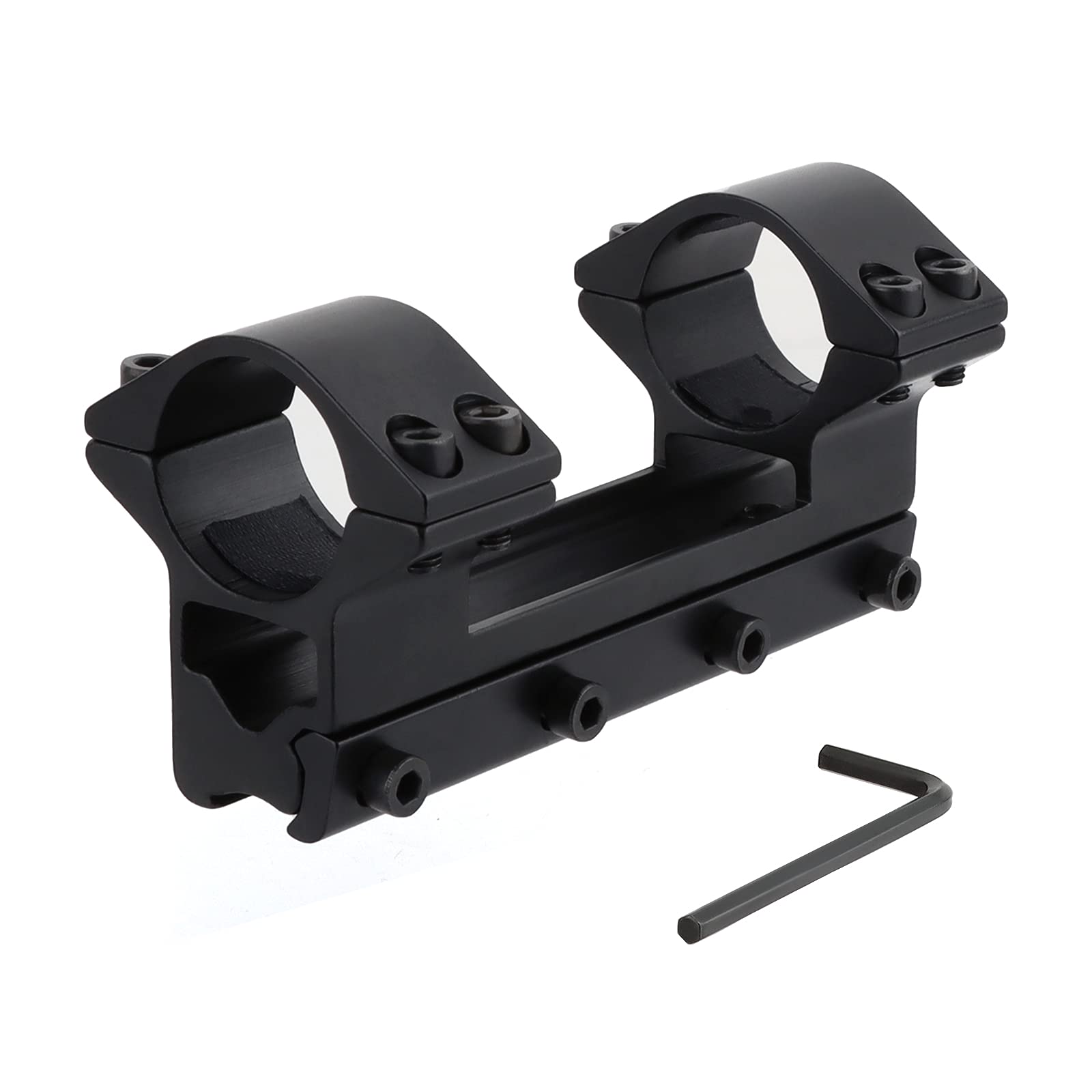 FOCUHUNTER High Profile Mounting Rings - 25.4mm High Mount Rings Adapter fit 11mm Weaver/Picatinny Rail Mount