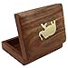 Shalinindia Cigarette Holder Case Wood Box Indian Decor 4.5 X 3.25 X 1.25 Inch- Handcrafted Unusual Gifts