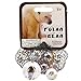 Mega Marbles 3 Pack - Wolf, Cat's Eye, Polar Bear Game Nets - Includes 1 Shooter Marble & 24 Player Marbles Per Net