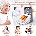 Blood Pressure Monitor Upper Arm, AlphagoMed Automatic Blood Pressure Monitor Large Cuff 9-17 inches, Digital Bp Cuff for Home Use,2 * 90 Memory Mode, Batteries and AC Adapter Included - FDA Approved