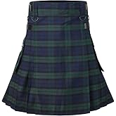 Authentic Scottish Men's Tartan Kilts, Highland Lightweight Traditional Value Kilt