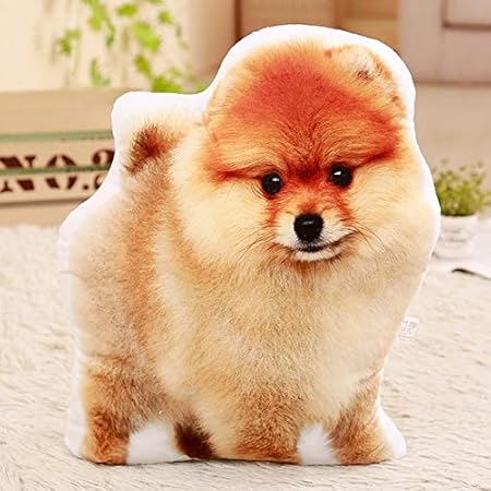 Amazon Co Jp 模造犬猫ぬいぐるみ枕 ぬいぐるみ プードル ハスキーコーギ ポメラニアン枕 赤ちゃん人形おもちゃ 子供 女の子用 ホーム キッチン