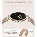 AESOP Women's Watches Rose Gold,Thin Watches for Women,Ladies Watch Black and Gold,reloj para mujer,Womans Watch Simple Casual Wrist Watches Big Lady Watch,Stainless steel Waterproof Minimalist Watch