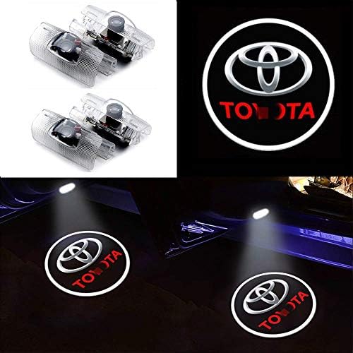 Car Door Lights,4Pack Youjoy Projector Welcome Logo Light for TOYOTA(Camry/Prius/Sequoia/Sienna/Tundra/Venza) (Toyota3)