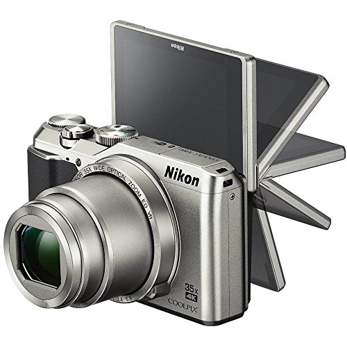 Nikon-A900-20MP-Longest-Slim-Zoom-COOLPIX-WiFi-Digital-Camera-with-4K-UHD-Video-35x-Telephoto-NIKKOR-Zoom-Lens-64GB-Dual-Battery-Accessory-Bundle-Silver