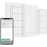 Wireless Zigbee Smart Button, 4-Way Remote Switch and Scene Controller | 4-way control, Wireless Zigbee remote, Scene controller, Tuya Zigbee hub required, Home Assistant, Homey and Hubitat